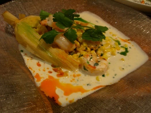 mesa-grill-shrimp-roasted-garlic-corn-tamale mesa-grill-shrimp-roasted-garlic-corn-tamale