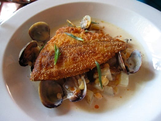 zazu-sand-dabs-with-clam-corn-chowder zazu-sand-dabs-with-clam-corn-chowder