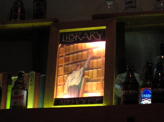 library-alehouse-sign
