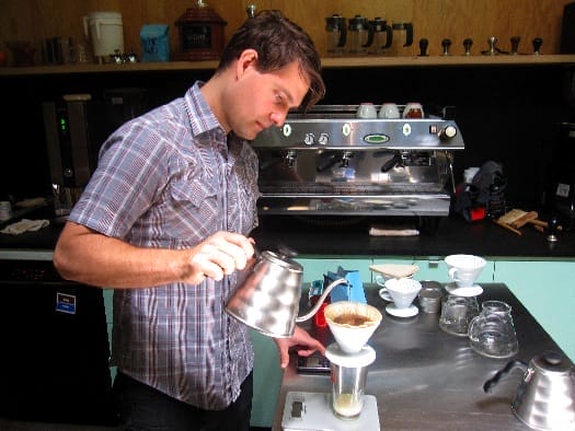Nick Griffith Making Vietnamese Iced Coffee