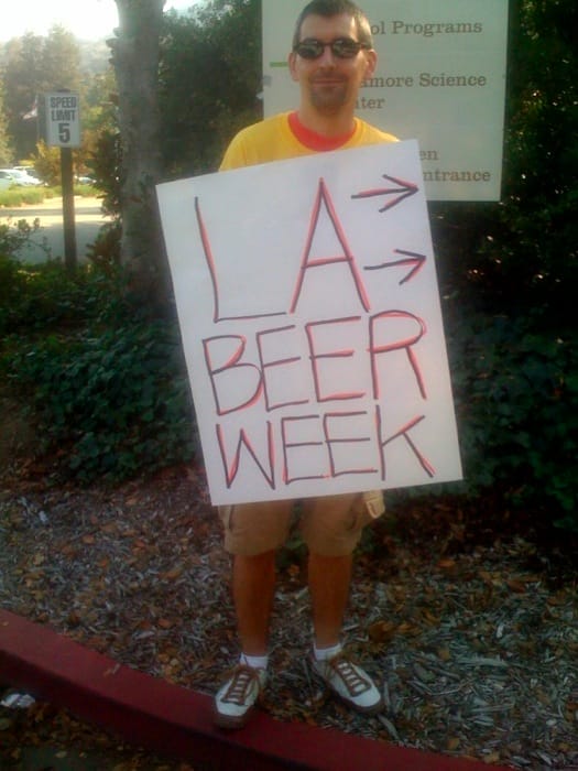 Sean Inman Pimping L.A. Beer Week