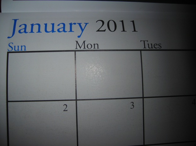 calendar january 2011. January 2011 Calendar