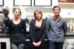 Caffe Luxxe Gena Olson, Krystal Newmark, Gary Chau