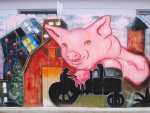 Carnitas Snack Shack Pig Mural